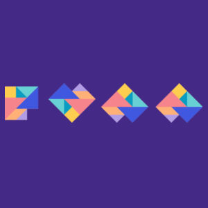 Runn Logo of hearts Design
